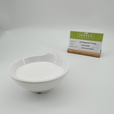 Carrageenaanpoeder wordt gebruikt als gelmiddel in gelei en puddings